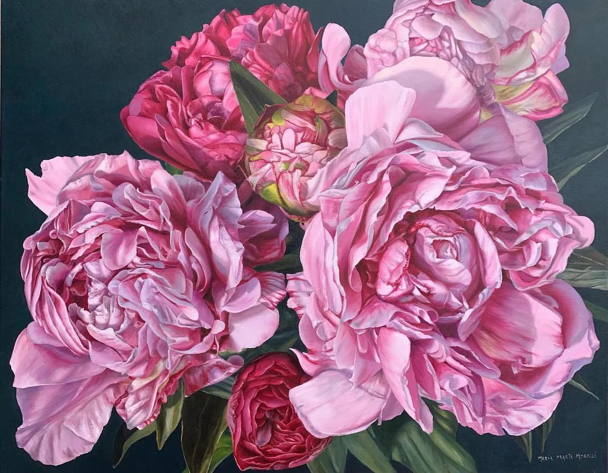 Les-tableaux-de-fleurs-hyperrealistes-de-Maria-Marta-Morelli