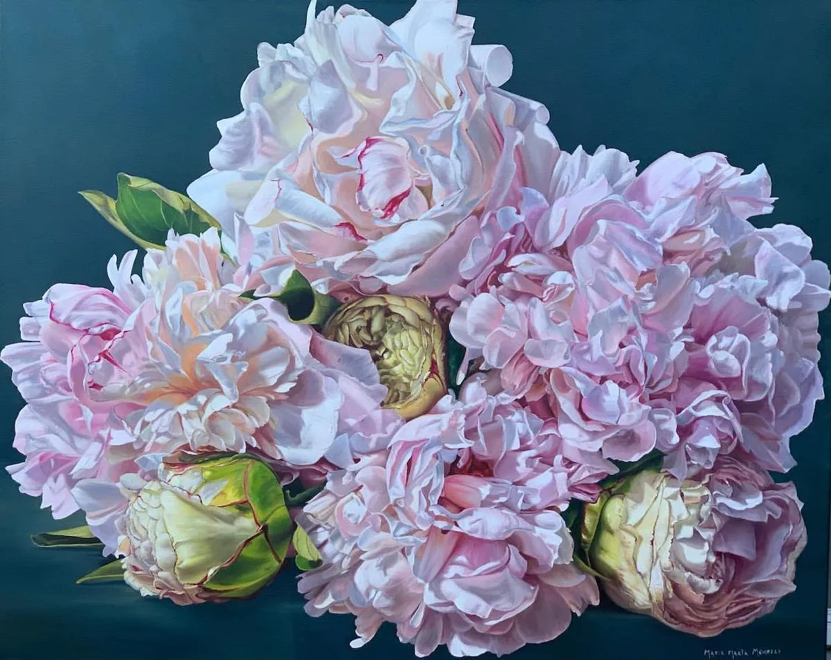 Les-tableaux-de-fleurs-hyperrealistes-de-Maria-Marta-Morelli