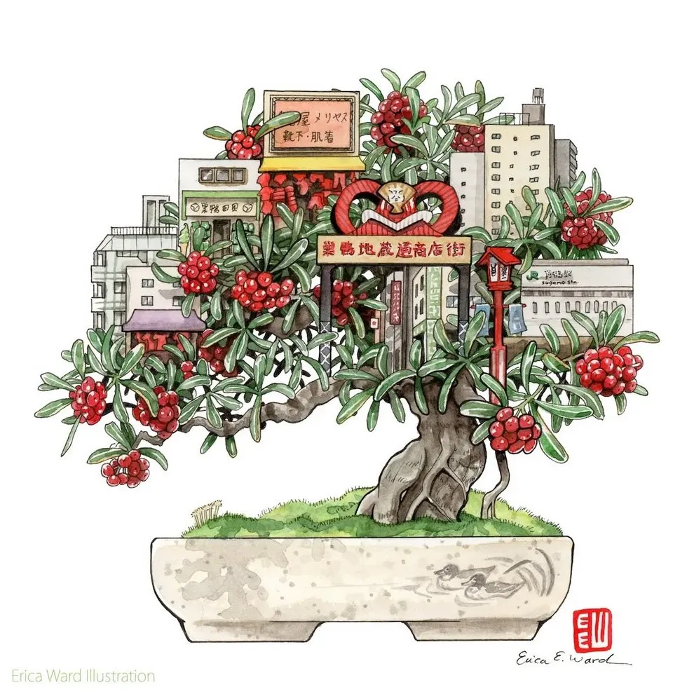 erica-ward-quand-tokyo-devient-aquarelle-et-encre-19