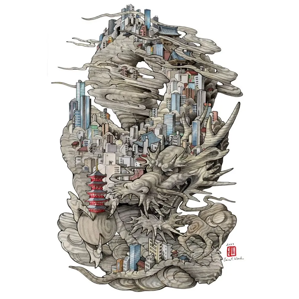 erica-ward-quand-tokyo-devient-aquarelle-et-encre-24