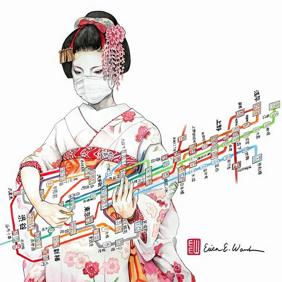 erica-ward-quand-tokyo-devient-aquarelle-et-encre-6