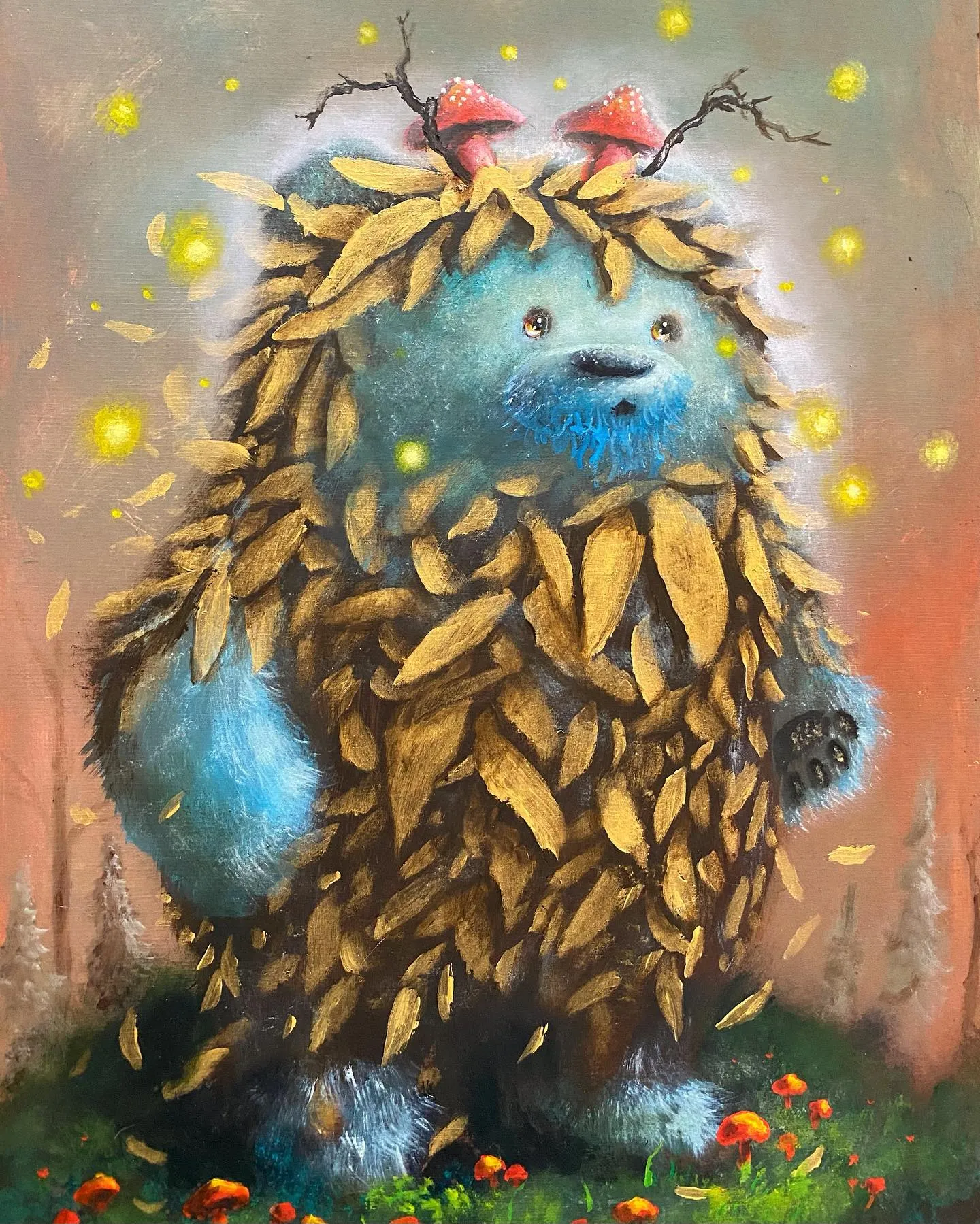 scott-mills-peintre-pop-surrealiste-qui-fait-dialoguer-animaux-plantes-et-cosmos-3