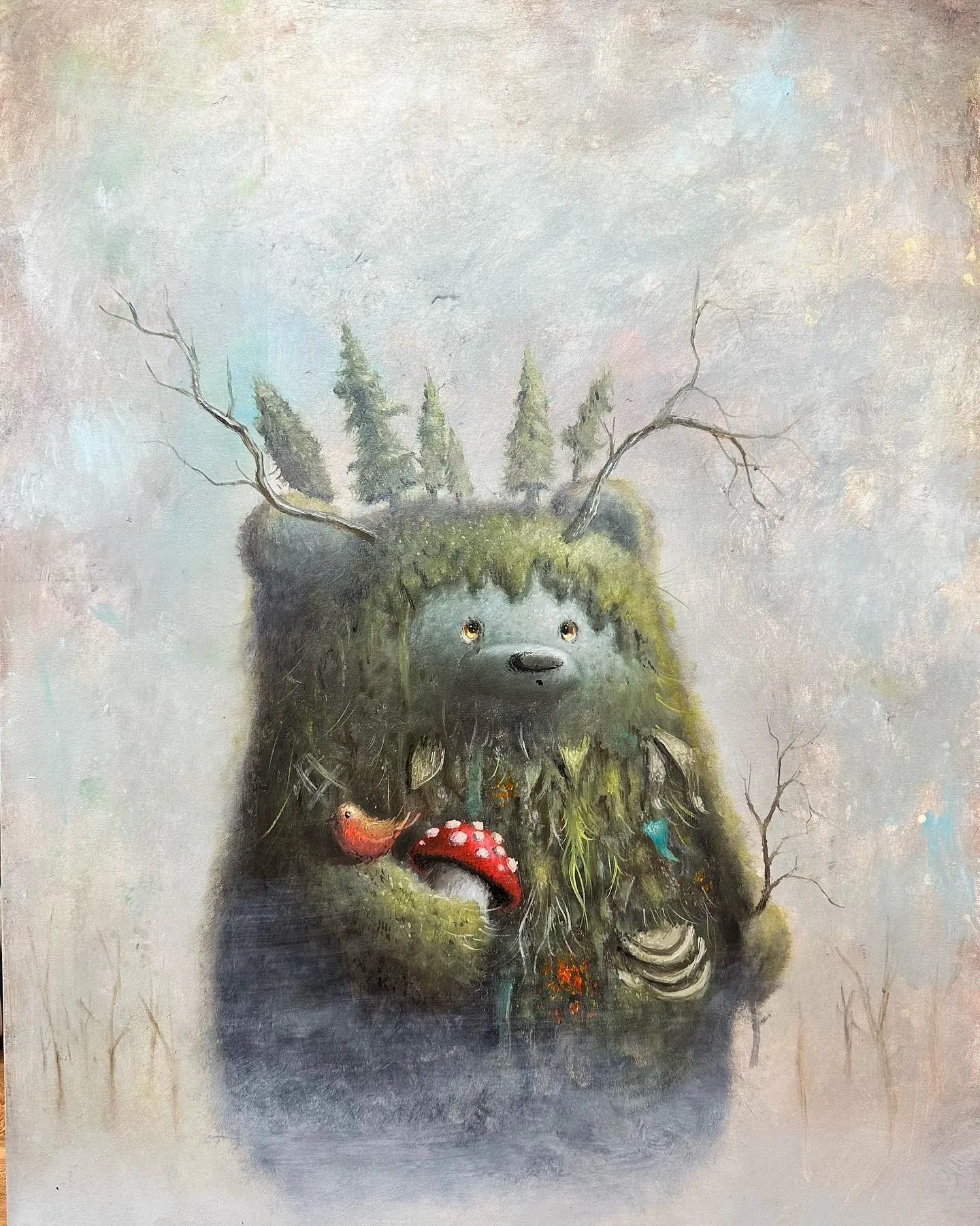 scott-mills-peintre-pop-surrealiste-qui-fait-dialoguer-animaux-plantes-et-cosmos-5