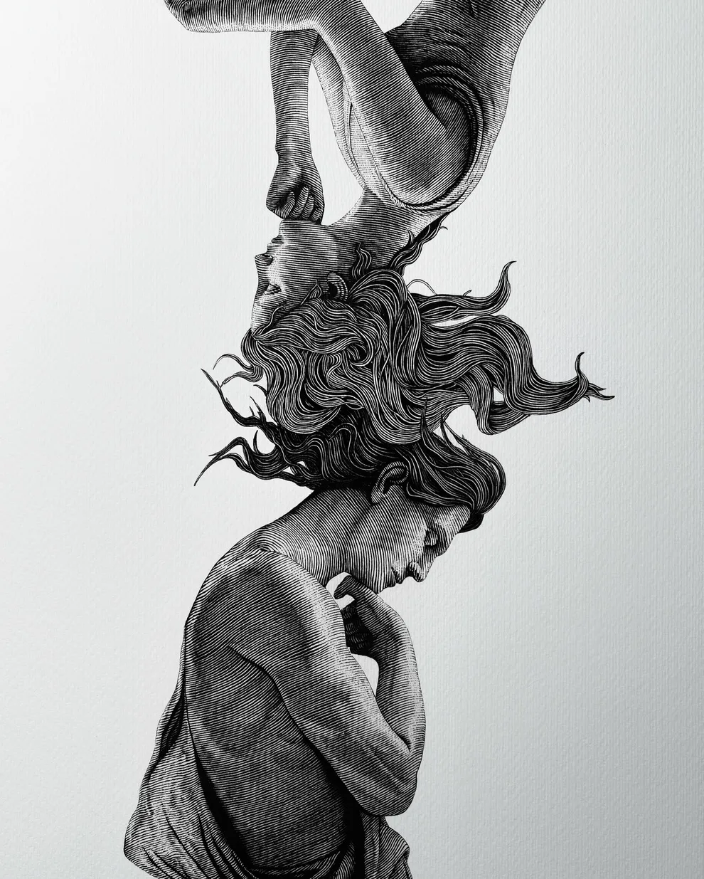 dessin dotwork rostislaw tsarenko encre noire 2