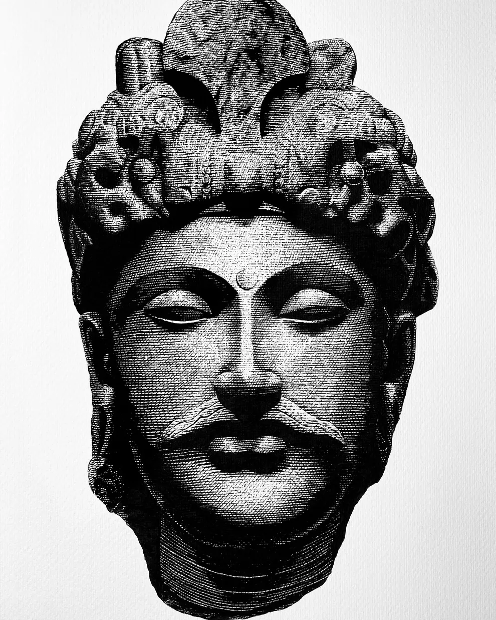 dessin dotwork rostislaw tsarenko encre noire 4