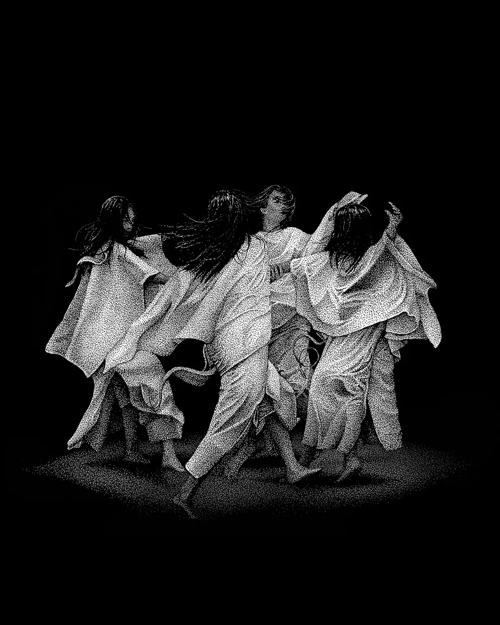 dessin dotwork rostislaw tsarenko encre noire 6