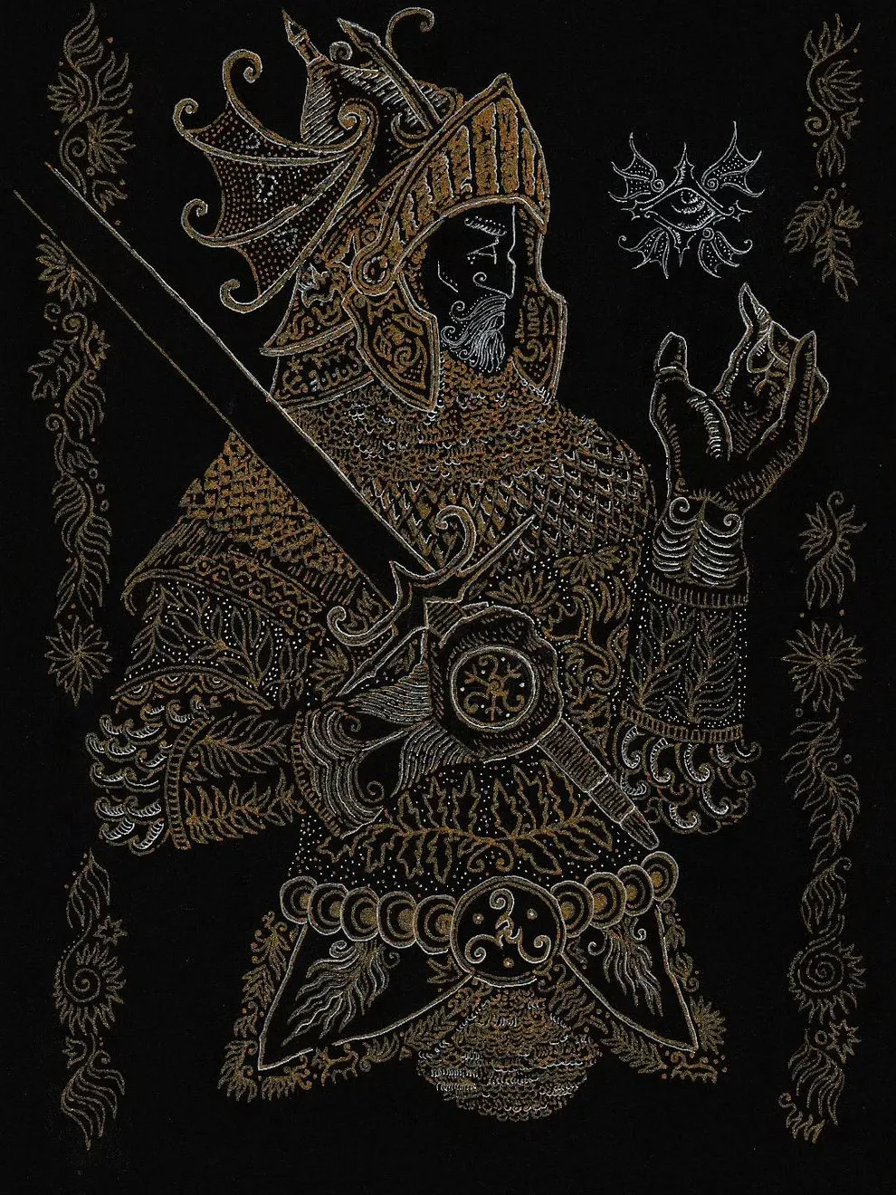 illustration medievale averjan m gravestench art reinvente le folklore europeen en gravures dencre tres tres peu rassurantes 12