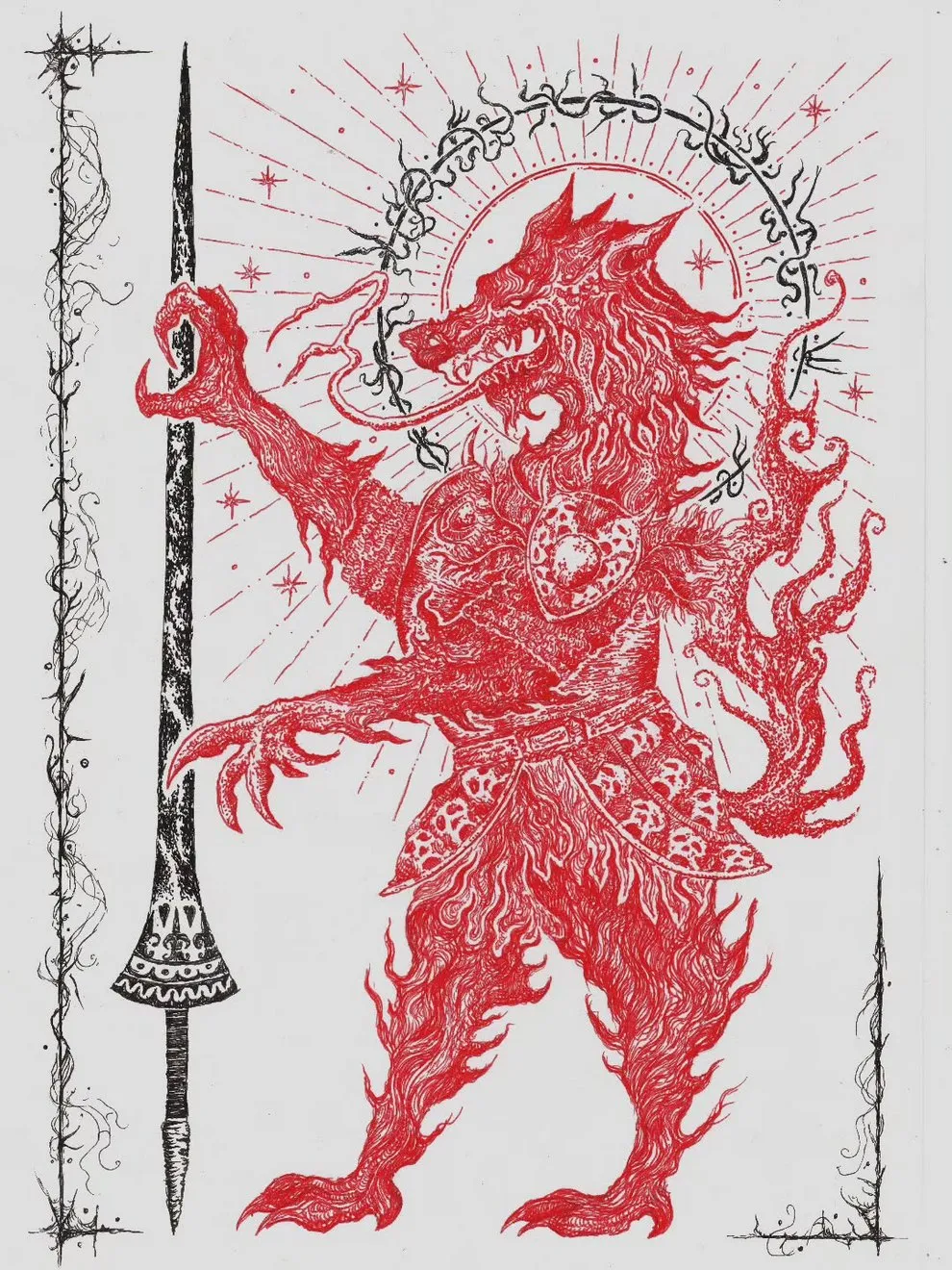 illustration medievale averjan m gravestench art reinvente le folklore europeen en gravures dencre tres tres peu rassurantes 14