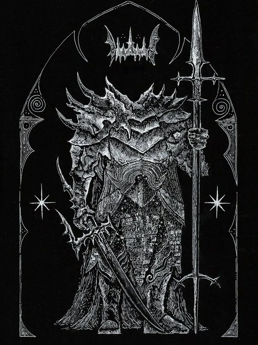 illustration medievale averjan m gravestench art reinvente le folklore europeen en gravures dencre tres tres peu rassurantes 15