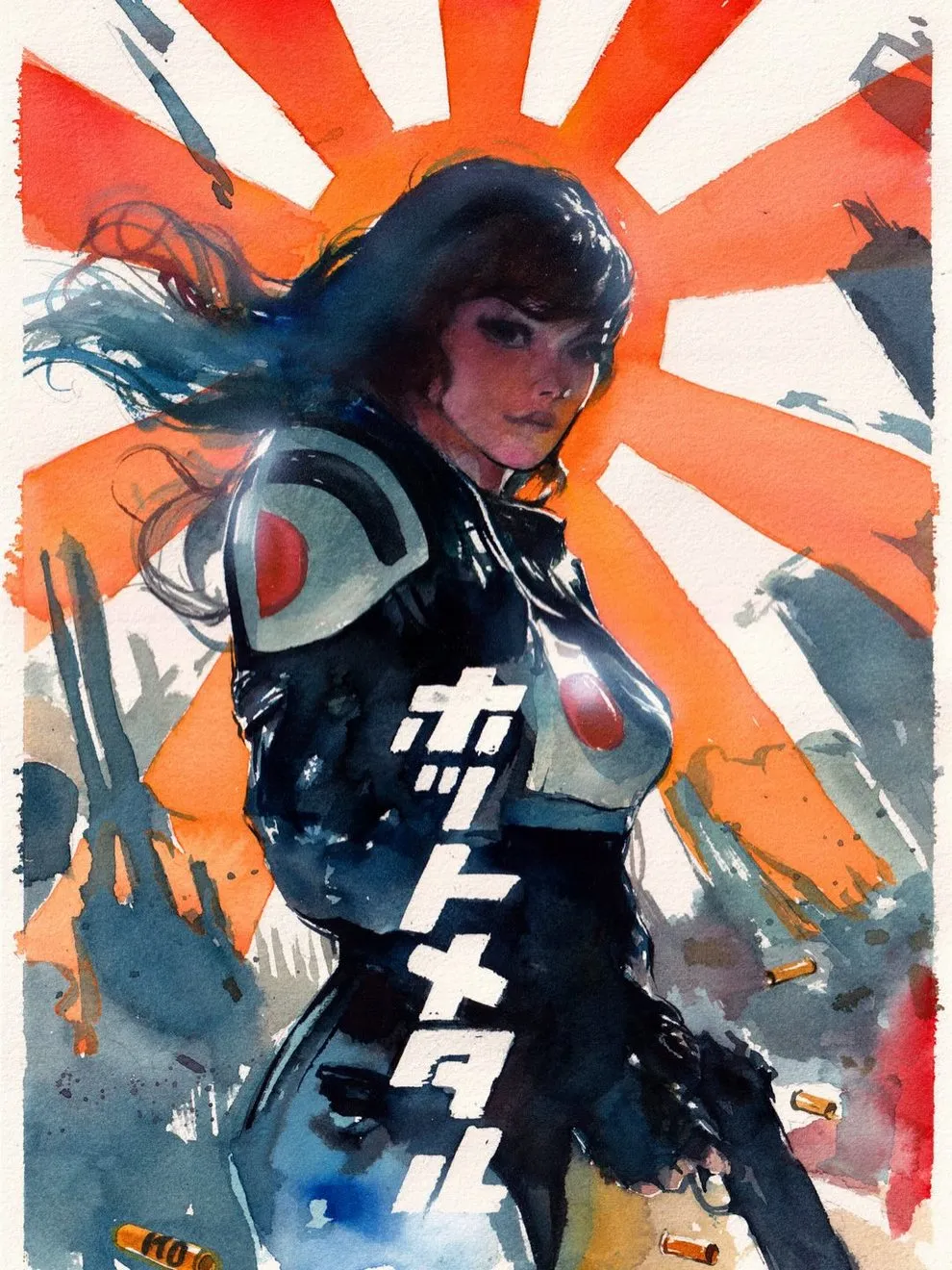 quand laquarelle japonaise convoque les super heros le yokai pop d ito 16 quand laquarelle japonaise convoque les super heros le yokai pop d ito 16