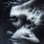 peintures dark fantasy horreur david michael wright 1